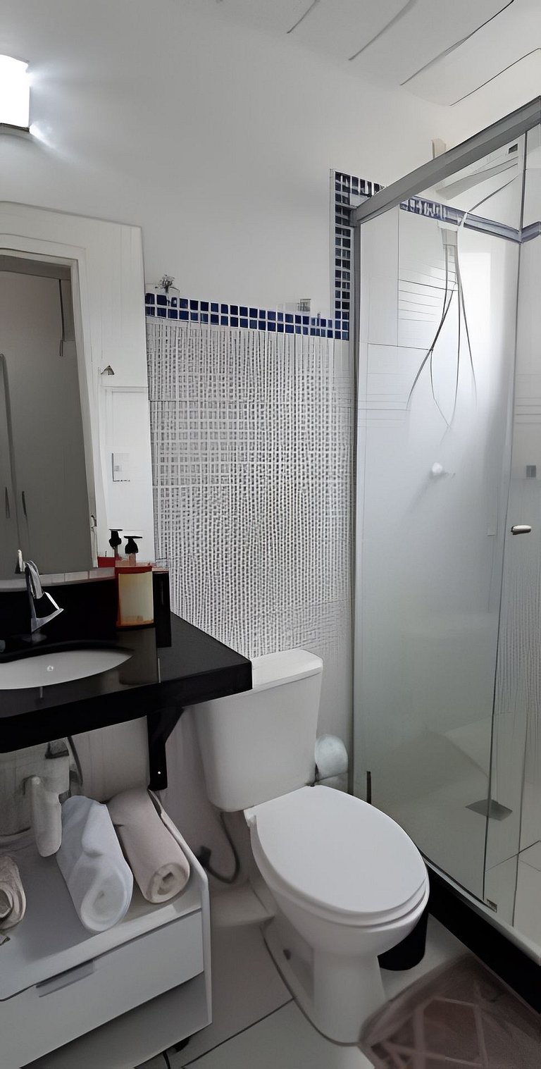 Apto lindo com ar condicionado