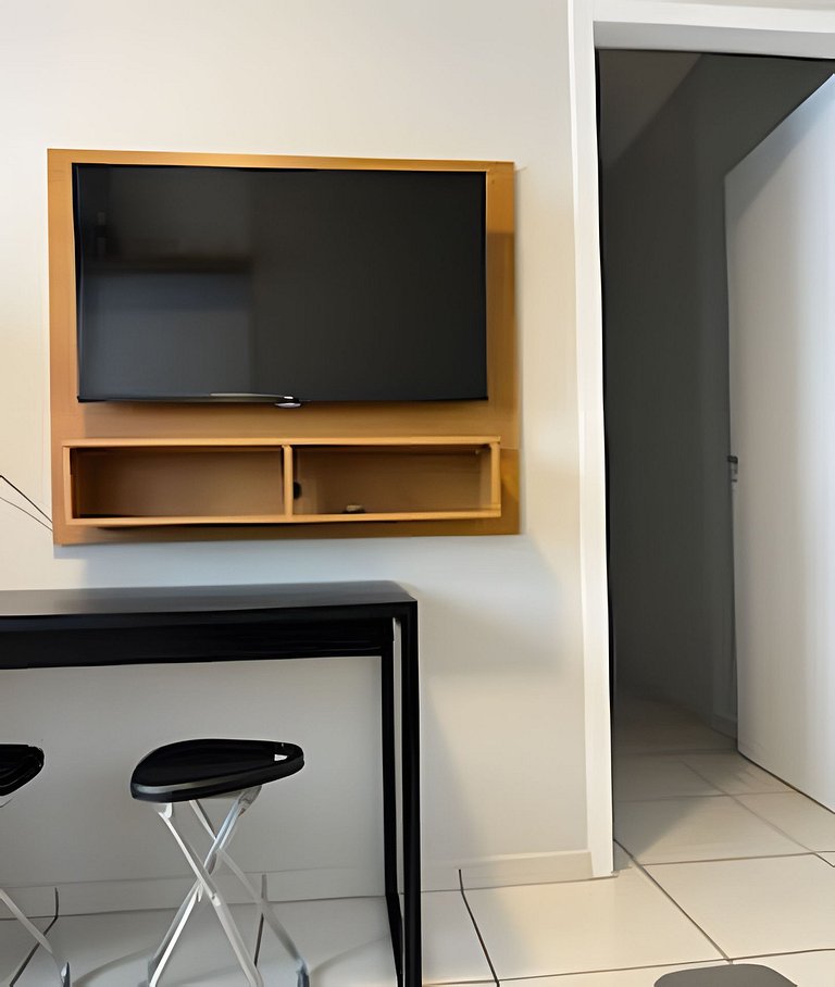 Apto mobiliado e bem localizado!